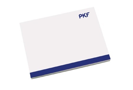 Pkf White Sticky Note Pad Stationery Welcome To The Pkf Shop